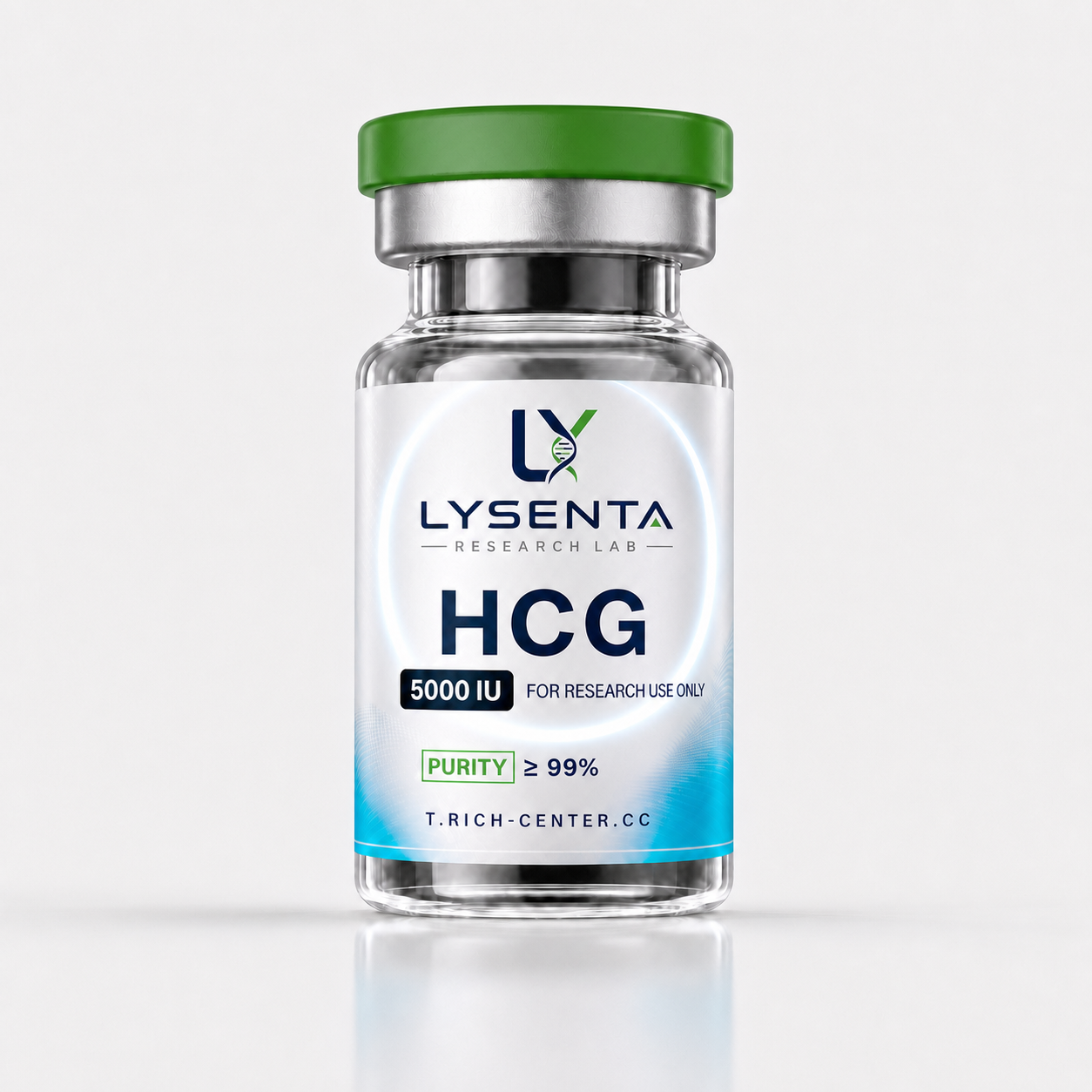 HCG 5000 IU human chorionic gonadotrophin research vial — LYSENTA