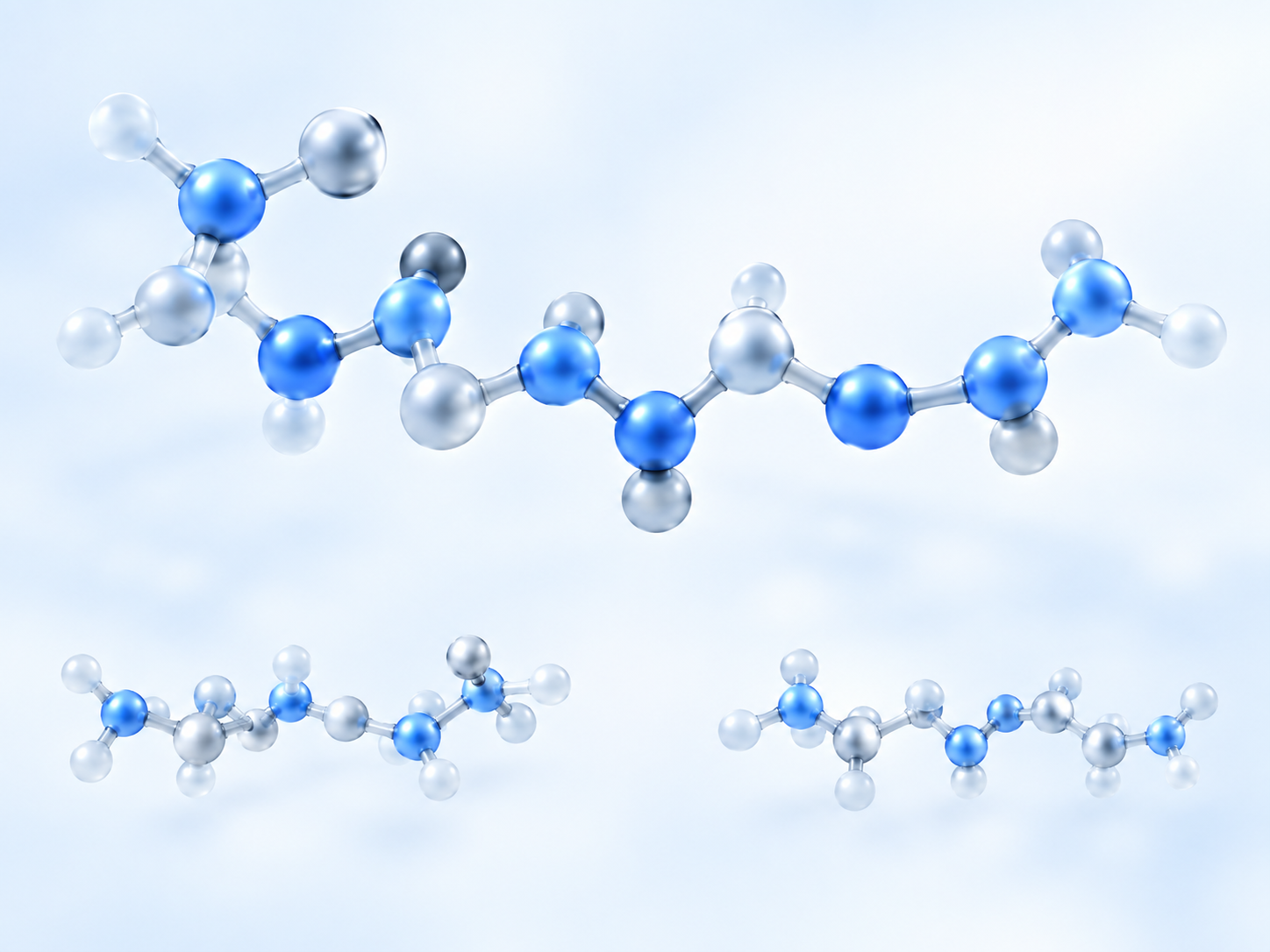 Illustrative complete, deletion and truncated molecular chains