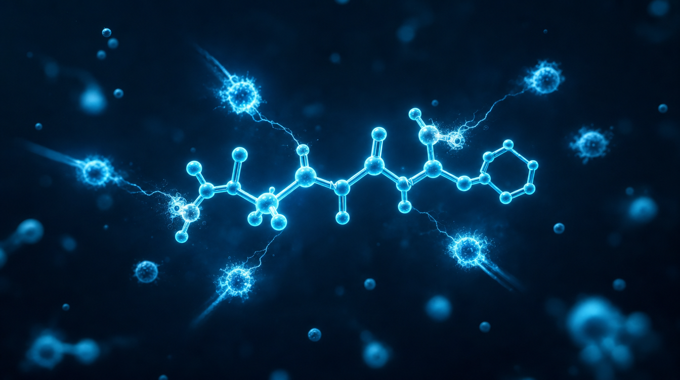 Visualisation of a tripeptide that neutralises free radicals — Glutathione antioxidant research